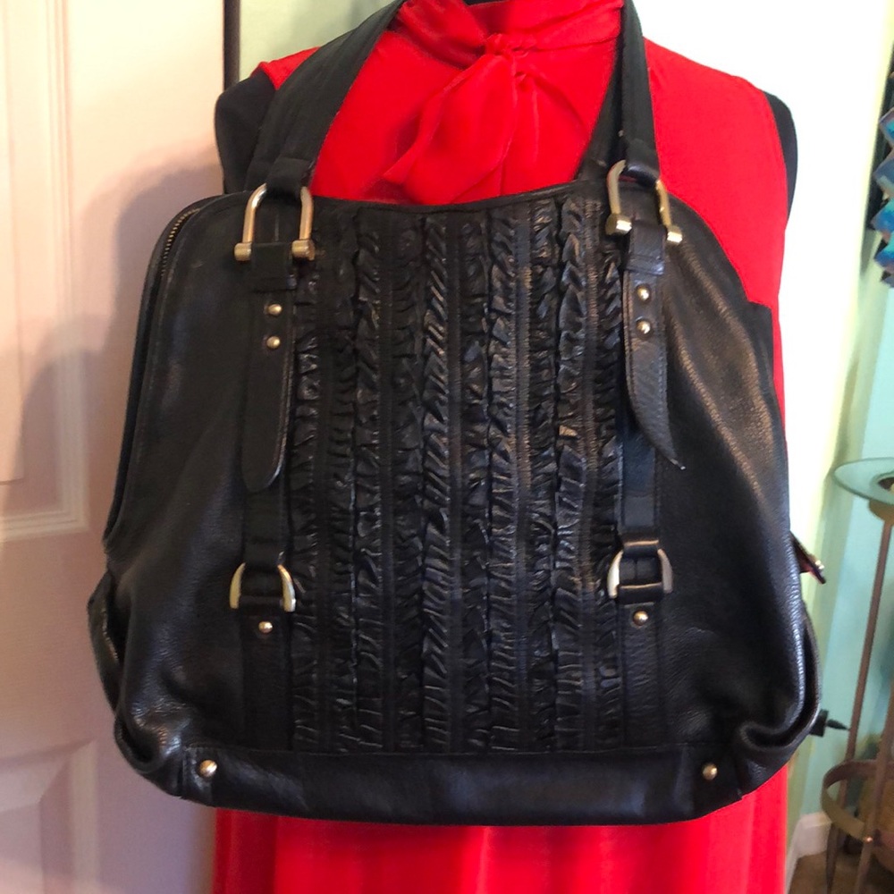 Tahari Leather Shoulder Bag